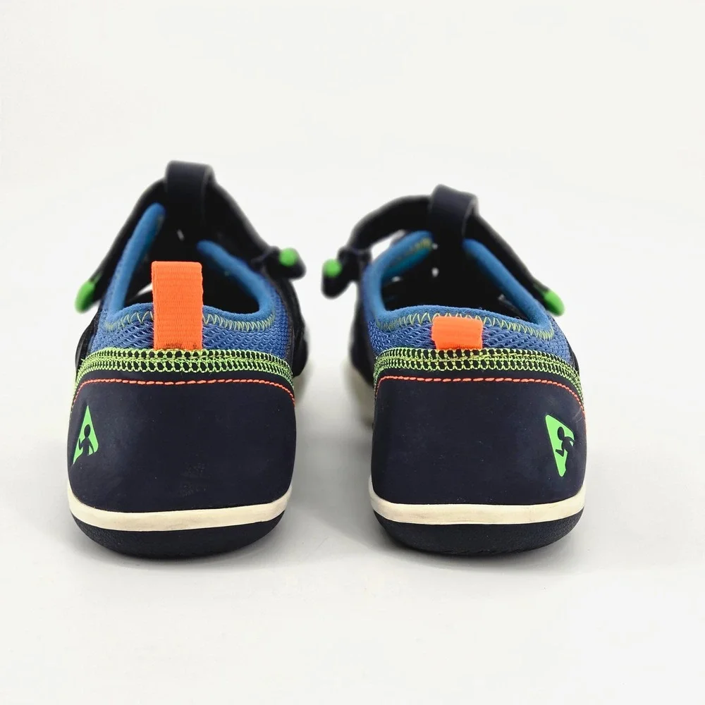 PLAE Sam 2.0 Kids Size 3 Navy Blue Leather Wide Toe Box Waterproof Camp Sandals